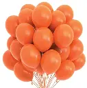 Orange Latex Balloons for Birthday & Party Decoration – Pack of 1000