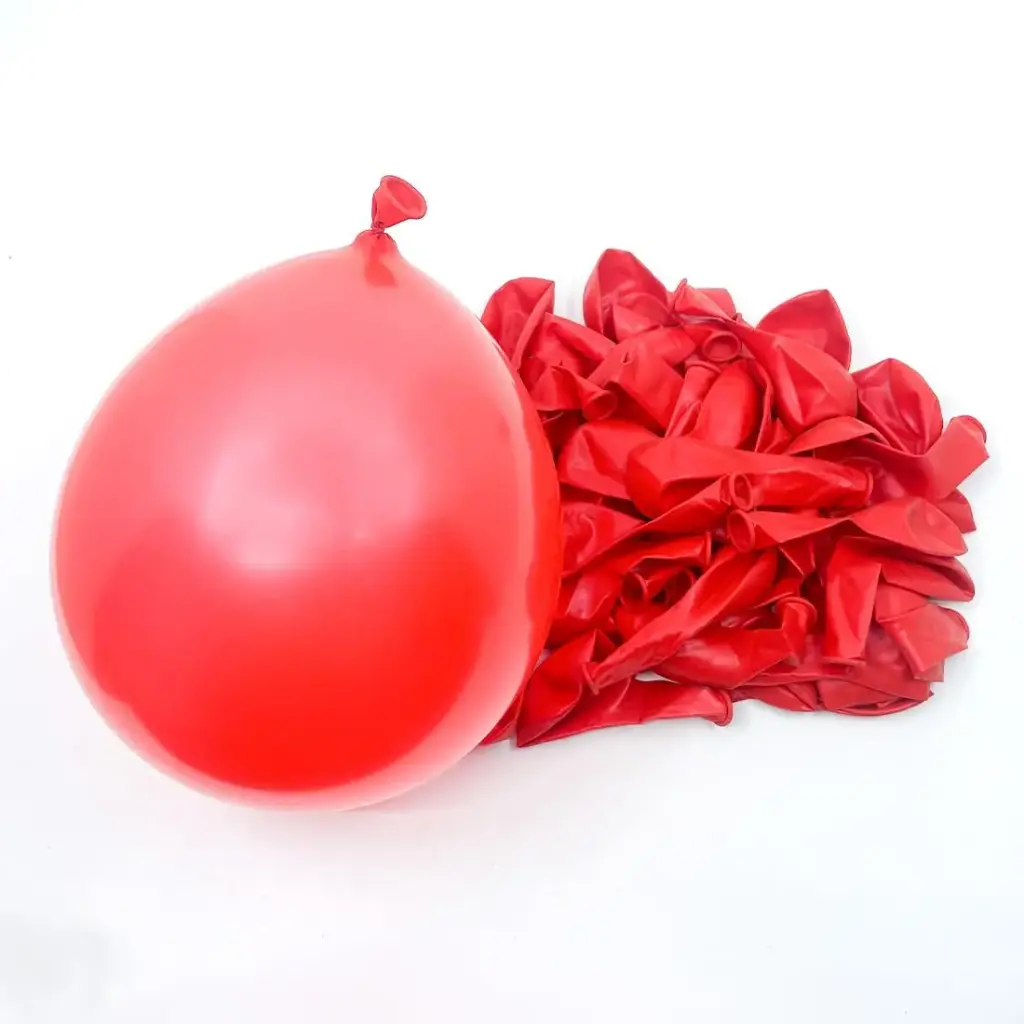 Light Red Latex Balloons for Birthday & Party Decoration – Pack of 1000