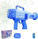 Super Rocket Bubble Gun, 32-Holes, Purple and White, Ages 3+