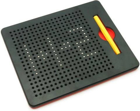 Magnetic Pad Magna Board with 380 Steel Balls and Magnetic Pen, Educational Drawing Toy for Ages 3+