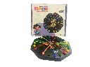 Rope Puzzle Board Game, Untangling Strategy Game for Kids 3+ Years, Colourful Educational Toy with Octagonal Board