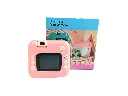 Mini Digital Print Camera for Kids, HD Screen with Video and Photo Capture, 180° Rotating Lens, Instant Print Feature, Pink