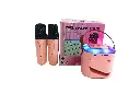 Wireless Karaoke Speaker Set with LED Lights, Dual Microphones, TF Card Playback, Extra Long Range, Noise Reduction, 3.5mm Headset Compatible