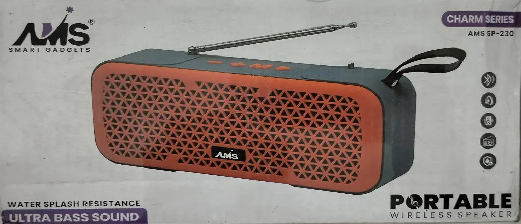 AMS Water Splash Resistance Ultra Bass Sound
