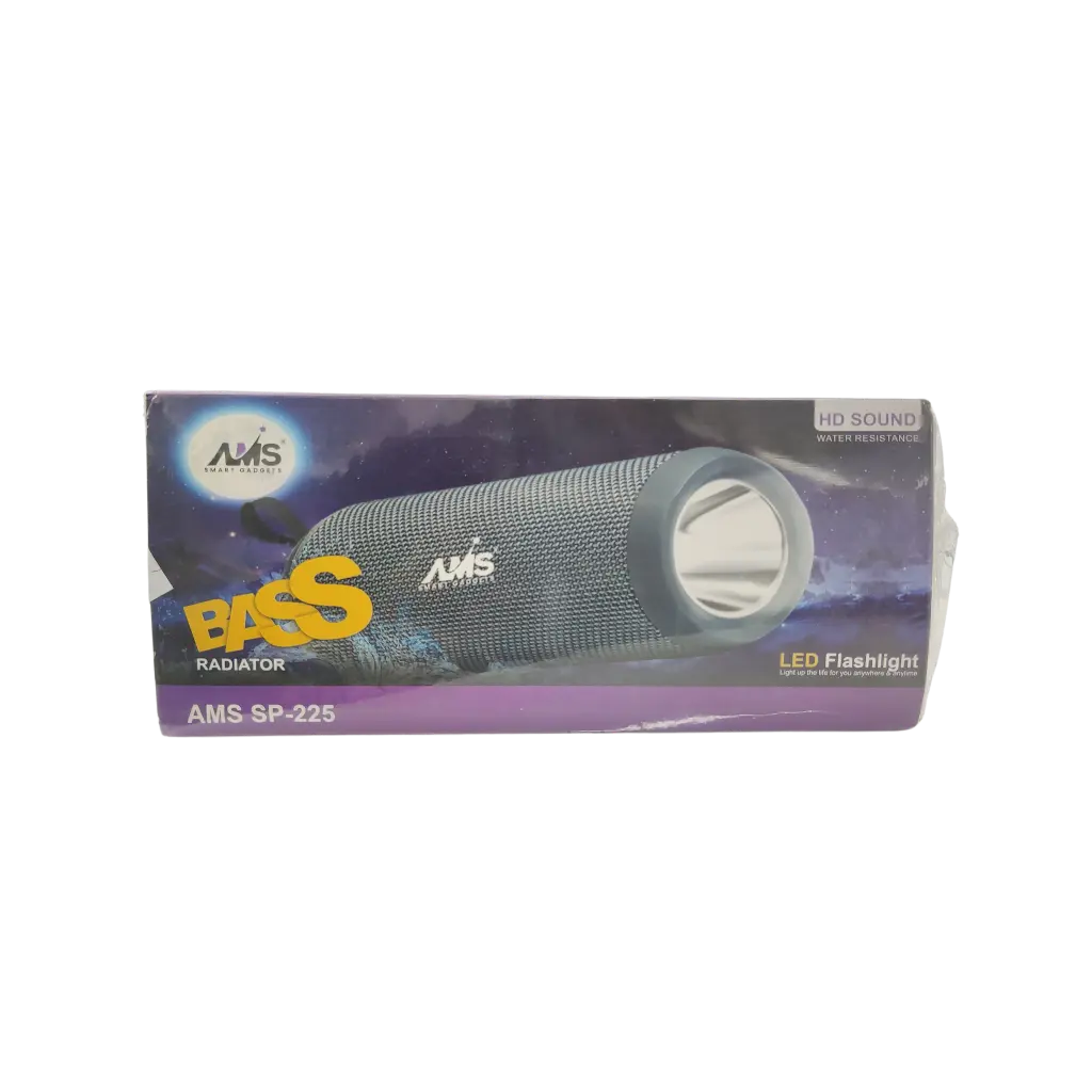 AMS Smart Gadgets Bass Radiator HD Sound Water Resistance LED Flashlight light Up The Life For you Anywhere & Anytime