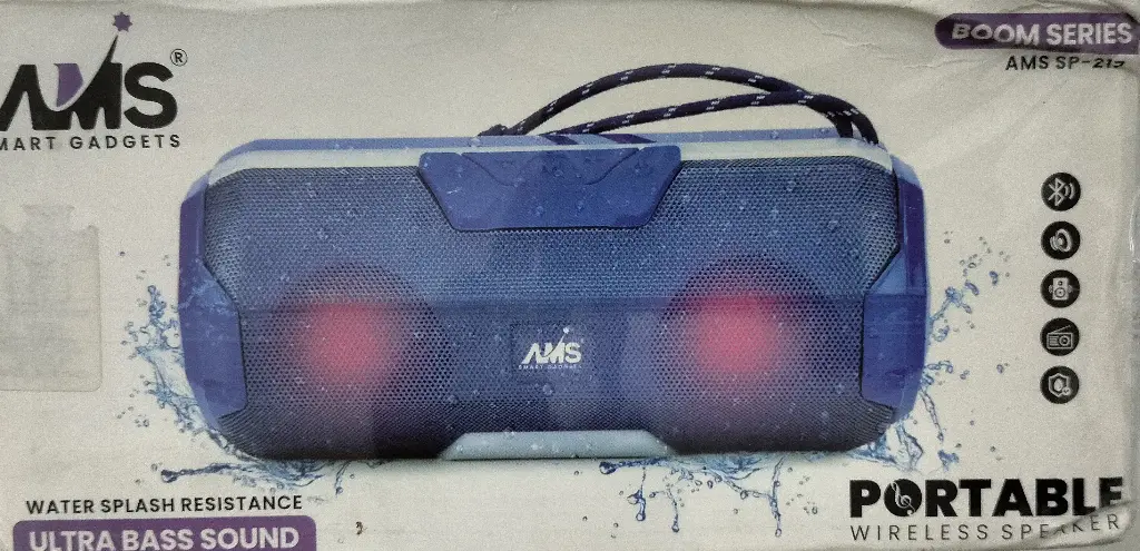 AMS Water Splash Resistance Ultra Bass Sound 