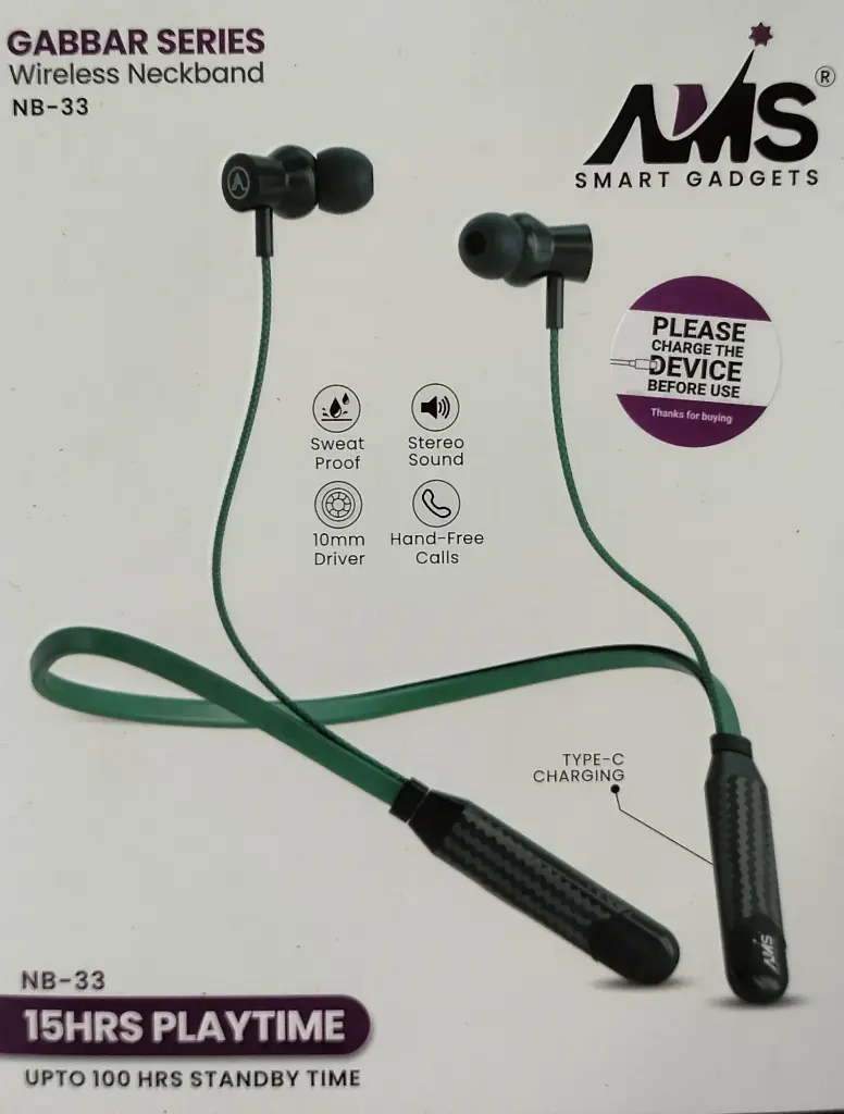 AMS Gabbar Series Wireless Neckband