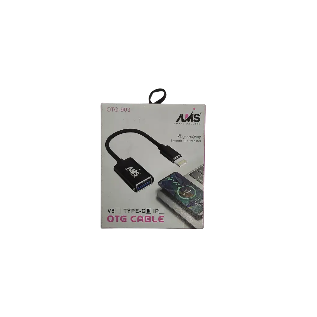 AMS Smart Gadgets Plug And Play Smooth File Transfer Tip-C Otg Cable 