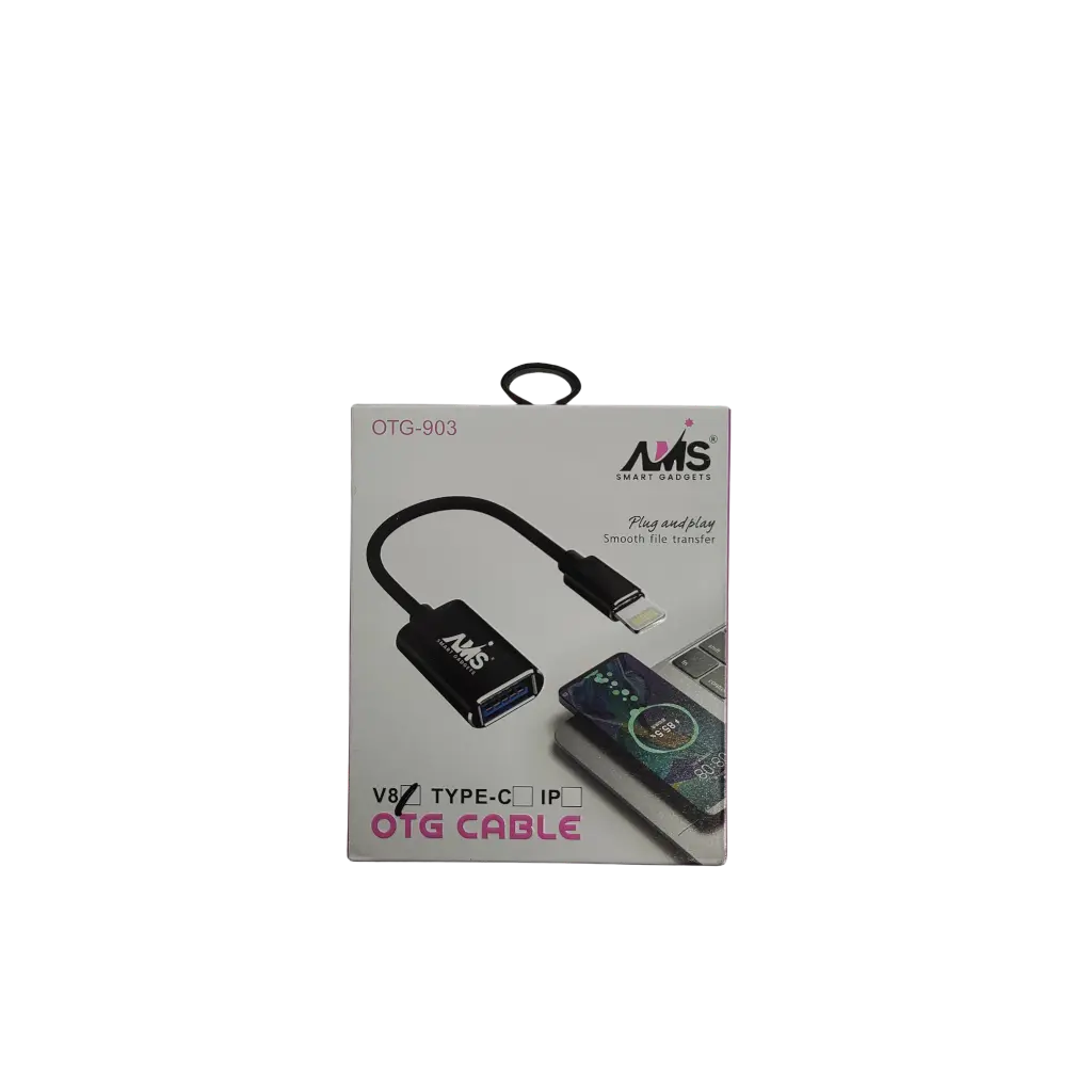 AMS Smart Gadgets Plug And Play Smooth File Transfer V8 Otg Cable