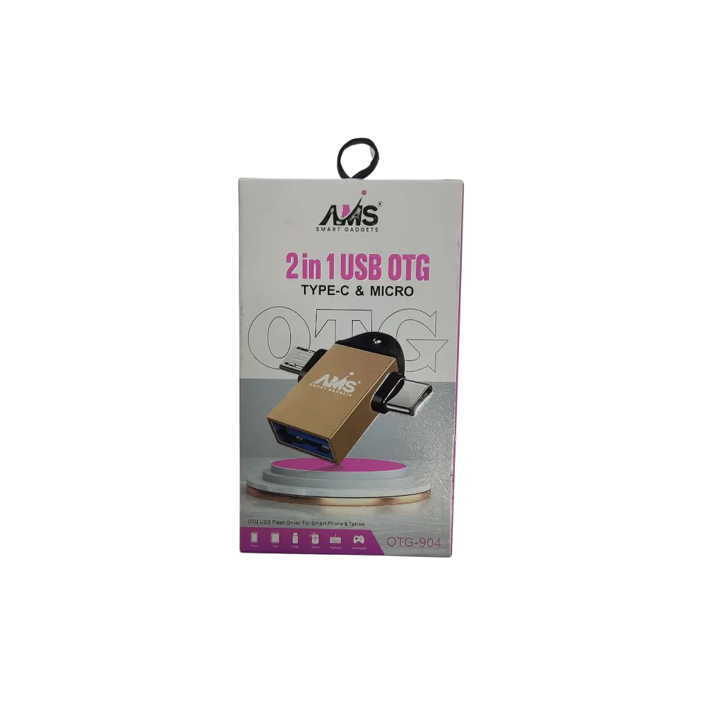 AMS Smart Gadgets 2 in 1 Usb Otg Type-C & Micro Otg Usb Flash Driver For Smart Phone & Tables