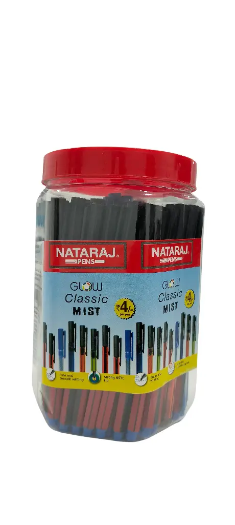 Nataraj Glow Ball Pens-40pcs./ Nataraj Classic Ball Pens-40pcs./ Nataraj Mist Ball Pens-20pcs.