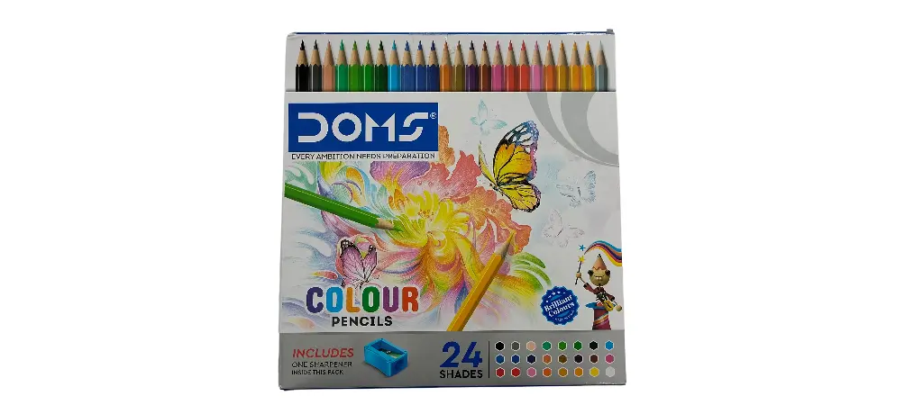 Doms Pencil Colour 24 Shad
