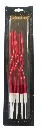 Spiral Birthday Candles, Red Pack of 6, Long Twisted Design