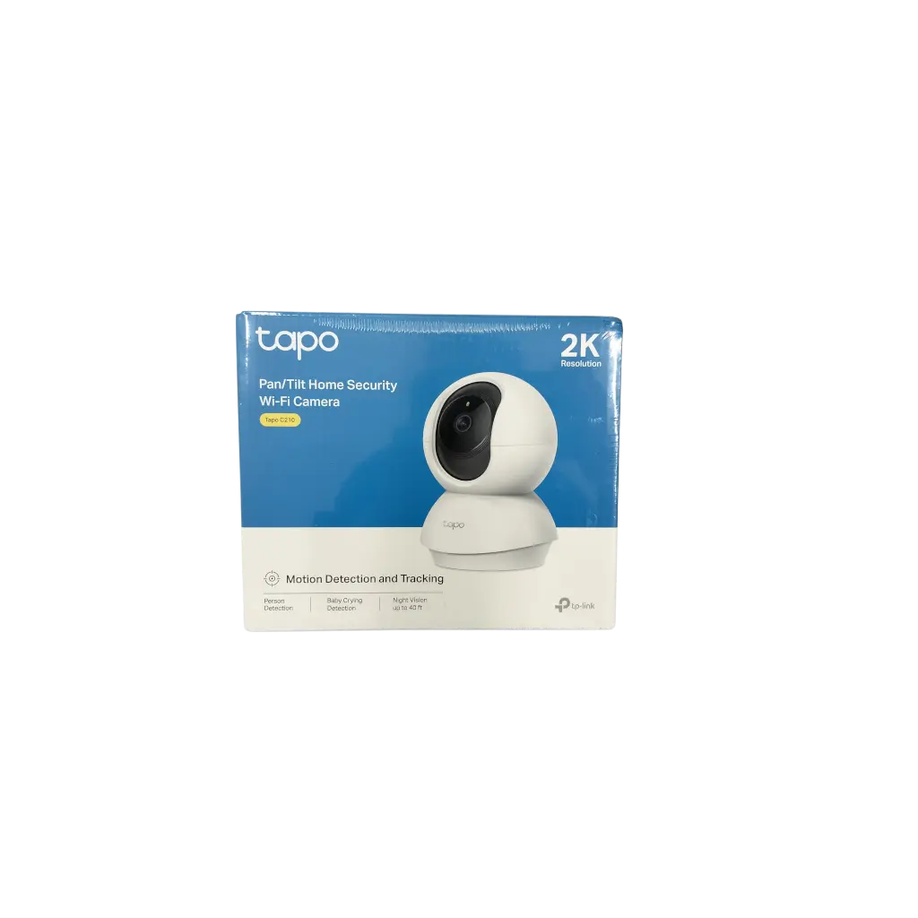 Tapo TP-Link C210 360° 3MP Full HD 2304 X 1296P Video Pan/Tilt Smart Wi-Fi Security Camera | Alexa Enabled | 2-Way Audio| Night Vision| Motion Detection | Indoor CCTV White