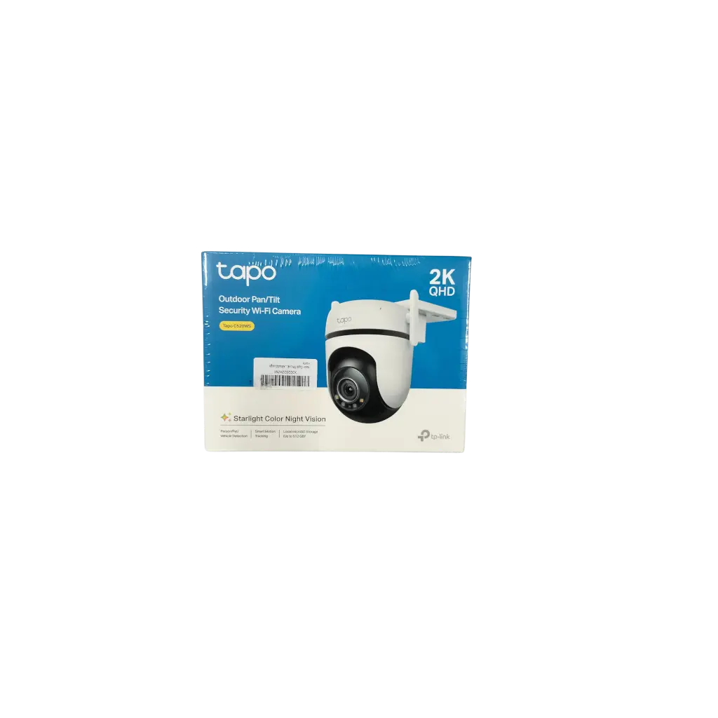 Tapo TP-Link C520WS 2K QHD 4MP Outdoor Pan/Tilt Security Smart Wi-Fi Camera,IP66 Weatherproof, AI Detection,360° Visual Coverage,Starlight Colour Night Vision, Works with Alexa&Google Home