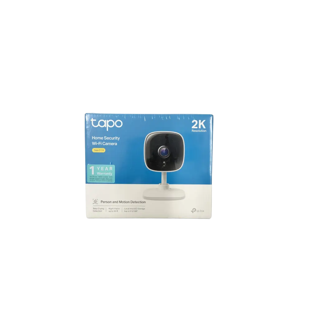Tapo TP-Link 3MP (2304, 1296P) Ultra-High-Definition Video Smart Wi-Fi Security Camera | Alexa Enabled | 2-Way Audio| Night Vision| Motion Detection | Indoor CCTV C110
