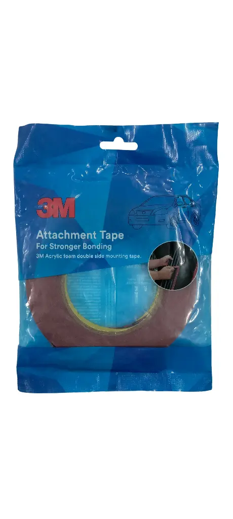 3M Attachment Tape for Stronger Bonding, Interior & Exterior Use in Automotive Areas with Double Sid