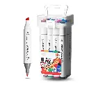 Touchmiaomiao Dual Markers Double Headed (Box of 12 Colors)