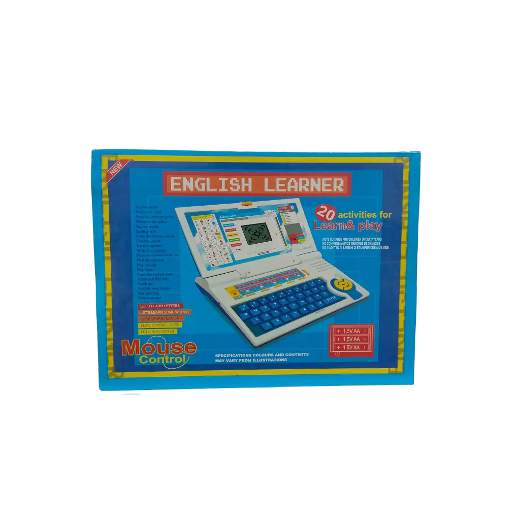 English Learner Blue Laptop 