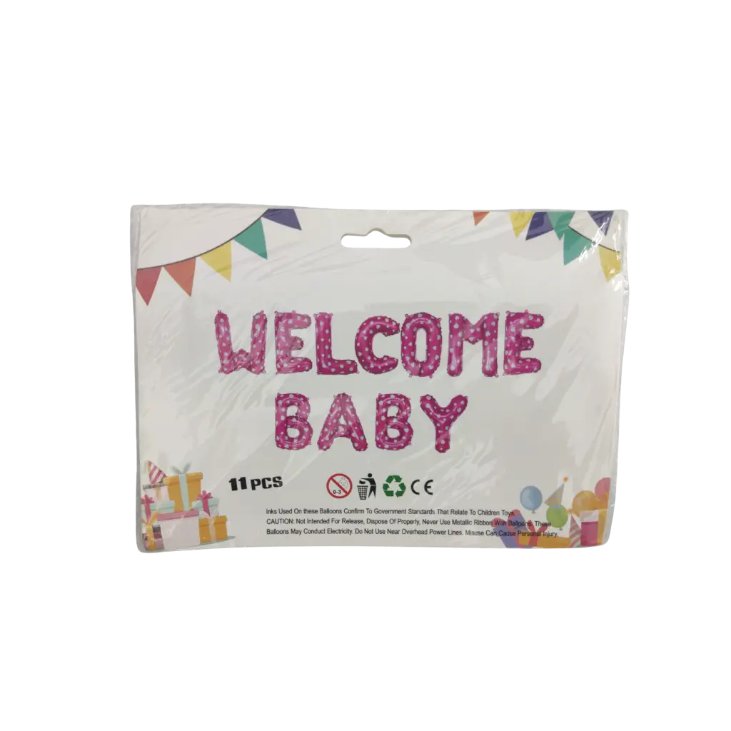 Welcome Baby Balloons