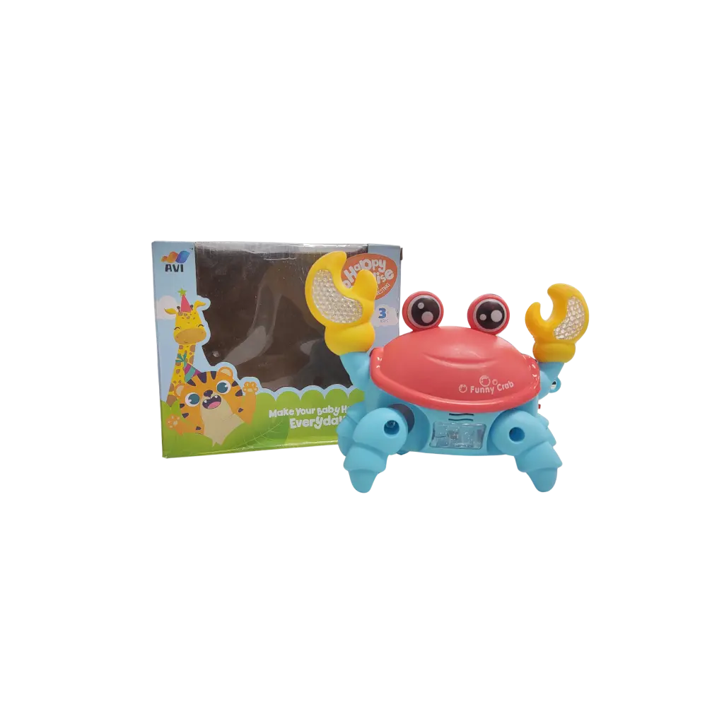3D Crab Happy Paradise Funny And Interesting