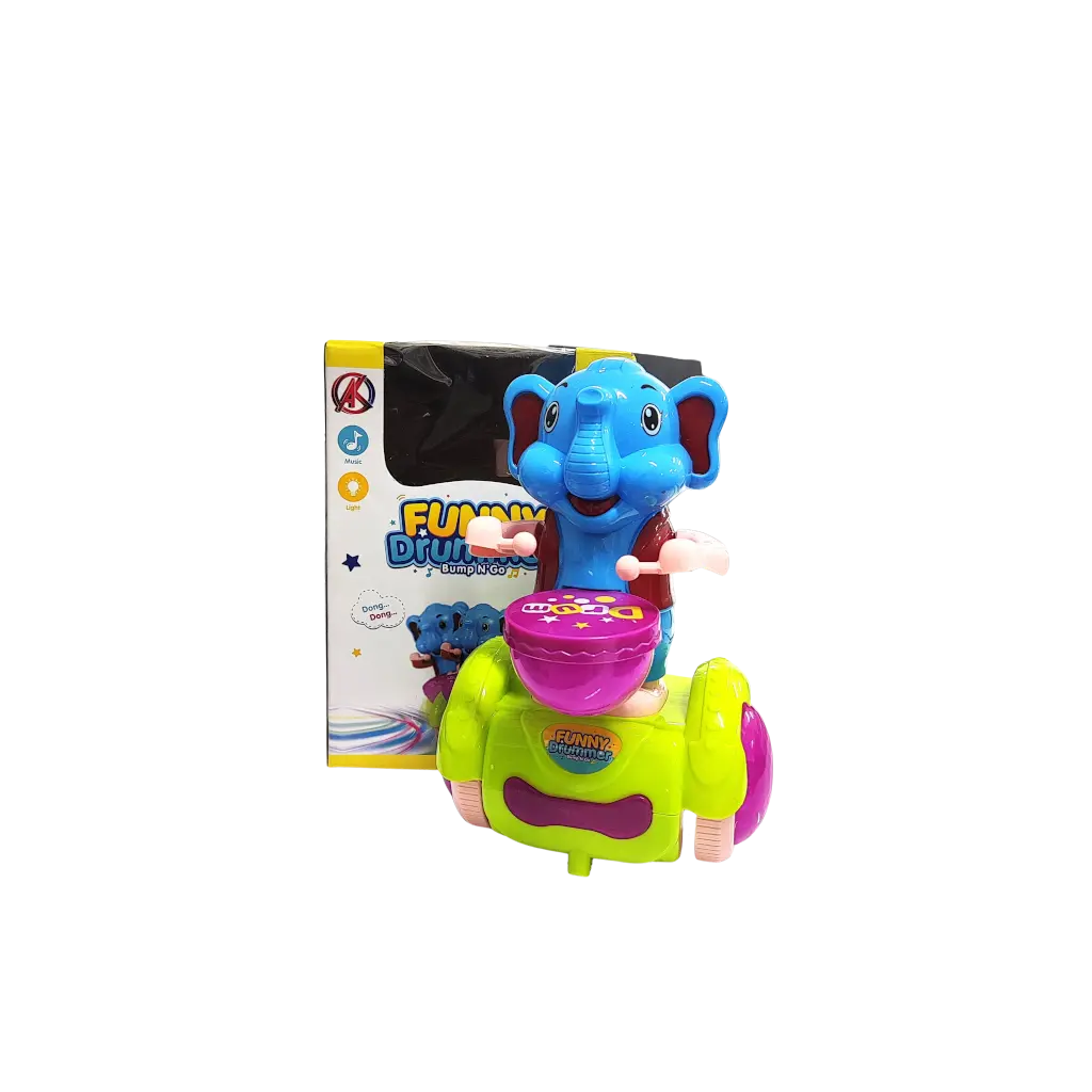 Ball Elephant funny drummer Bump N Go