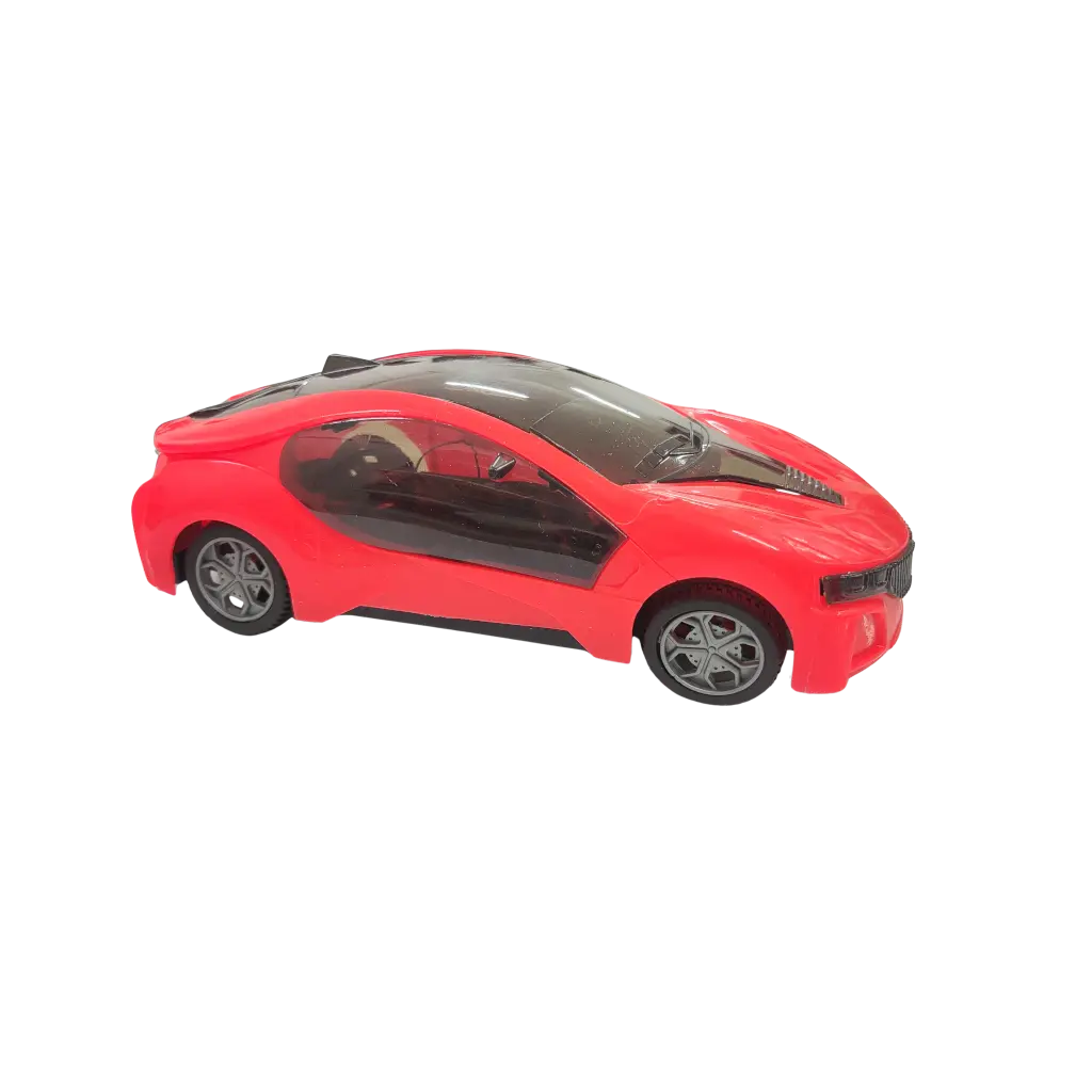 5Th Series Racing Bump & Go Racing 3D Car 3D Light With Lights And Sound Bump & Go-Battery Operated