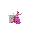 Rotating Princess 3D Gorgeous Rotation Action