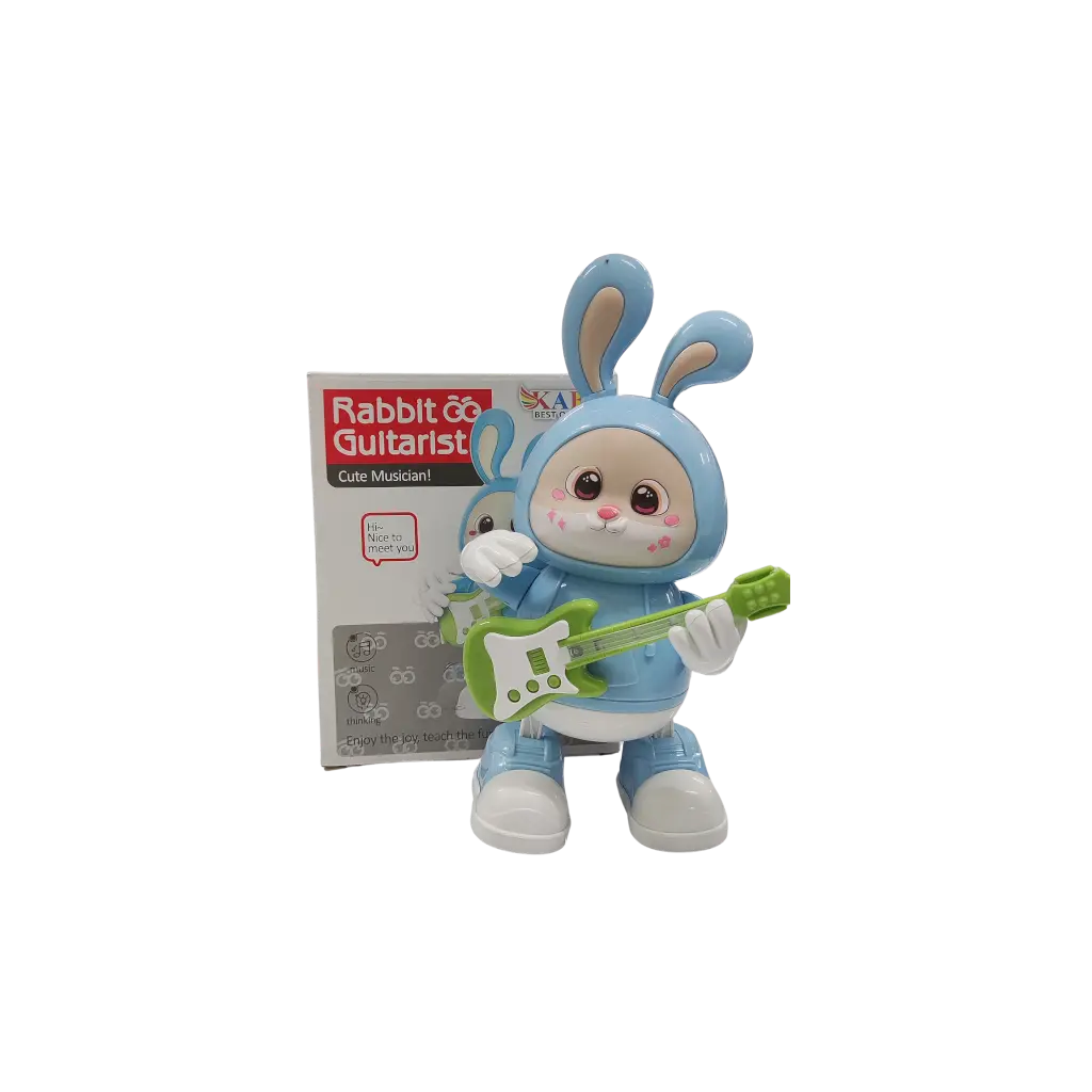 Rabbit Guitarist Cute Musician