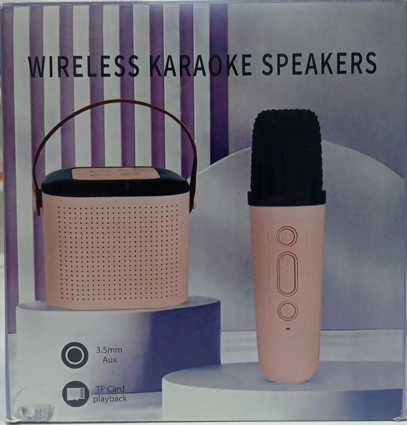 Wireless Karaoke Speakers 3.5mm Aux