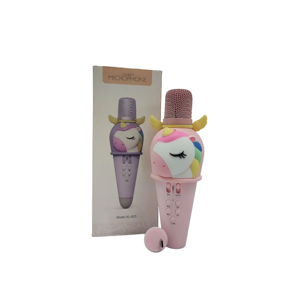 Lovely Microphone Unicorn Softy Mikewith Light