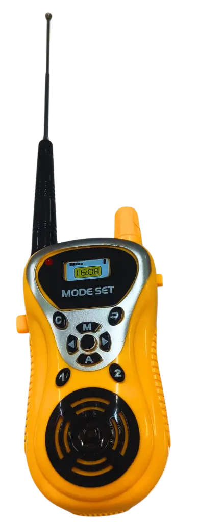 Kids Walkie Talkie Set, Mode Set Function, 5+ Years, Yellow, 2-Pack