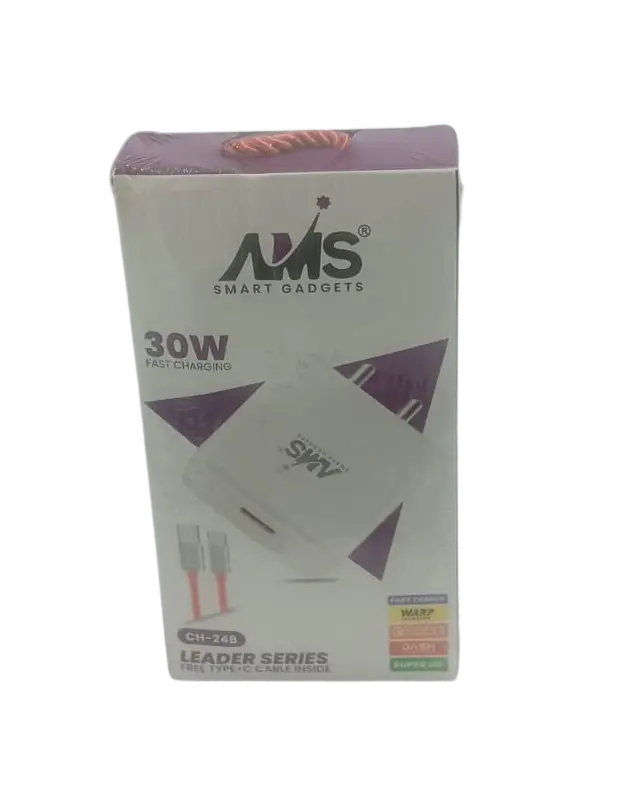 AMS Smart Gadgets 30W Fast Charging CH-248 Leader Series 