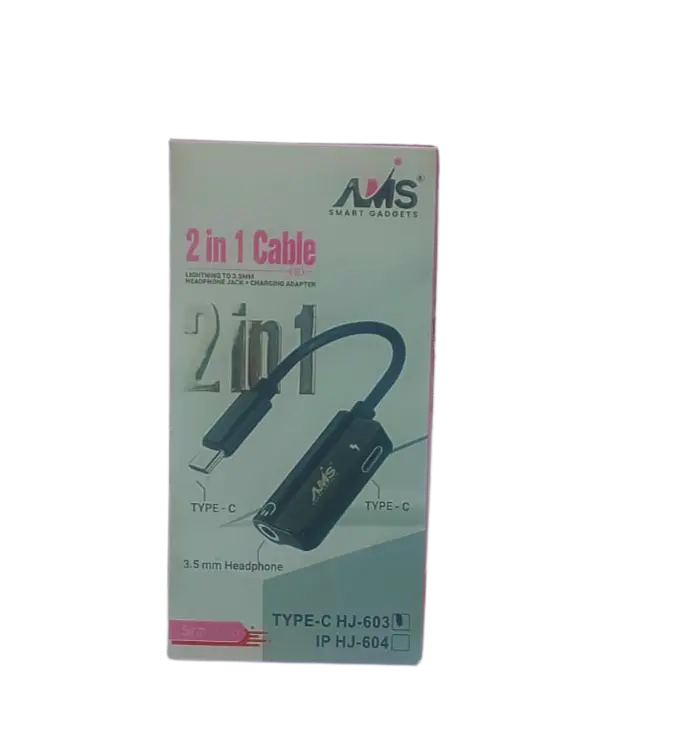 AMS Smart Gadgets 2in1 Cable Type-C HJ-603