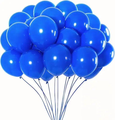 Blue Latex Balloons for Birthday & Party Decoration – Pack of 1000