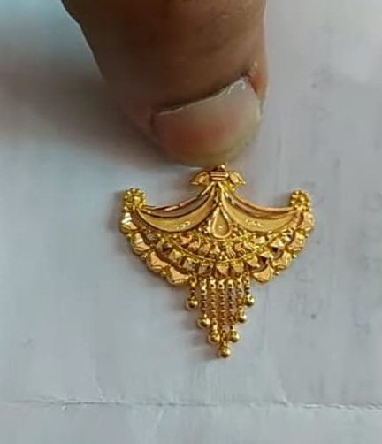 Golden Half Moon Pendant