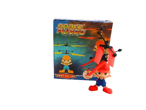 Space Flyers Flying Toy with Intelligent Induction Technology, Easy to Use, Red and Blue