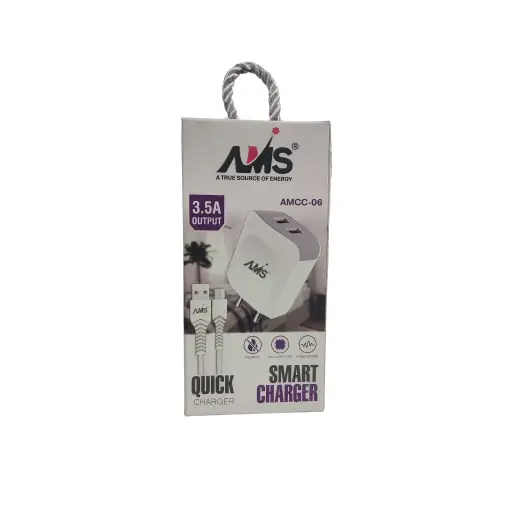 AMS A True Source Of Energy 3.5A Output Quick Charger Smart Charger 