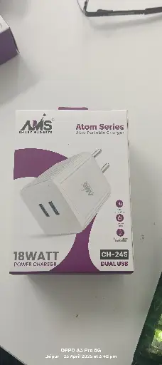 AMS 18WATT PAWER CHAREGR CH-245  DUAL USB 