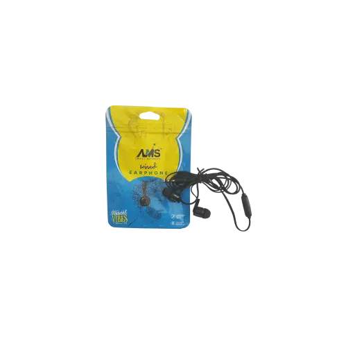 AMS Smart Gadgets Wined Earphone Musical Vibes Unlimited Music Enjoy For Your Daily Life Clear Quality Mic Get The Cler Voice Call