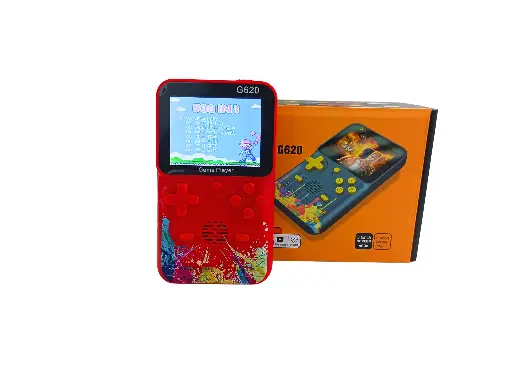 G620 Retro Handheld Game Console, 3 Inch HD Screen, 500 Classic Games, TV Output Support, Double Player Mode, 6-7 Hours Battery Life