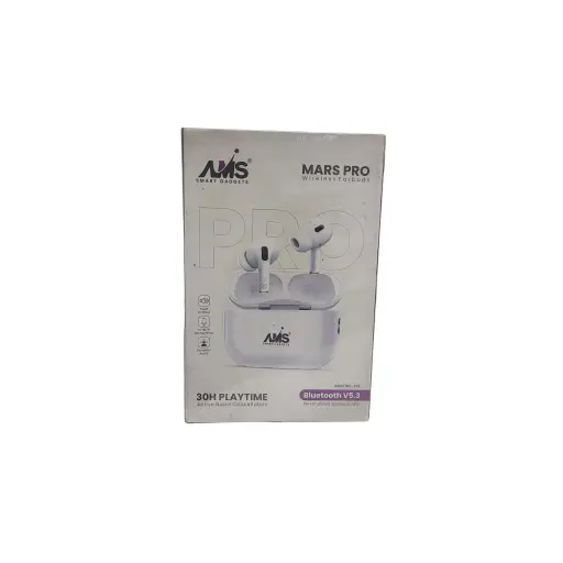 AMS Mars Pro Wireless Earbuds 30HPlaytime Active Noise Cancellation Bluetooth V5.3 Personalised Spatial Audio