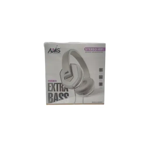 AMS Smart Gadgets Stereo Hifi Wired Headphone Extra Bass Rock Series