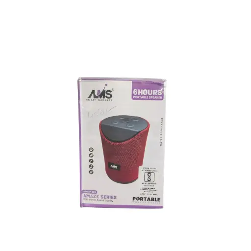 AMS Smart Gadgets 6Hours Portable Speaker Amaze Series With Stereo Sound Quality portable Wireless Speaker