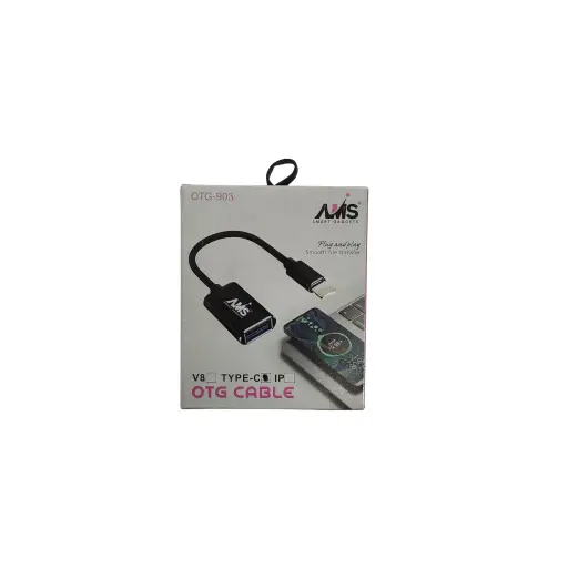 AMS Smart Gadgets Plug And Play Smooth File Transfer Tip-C Otg Cable 