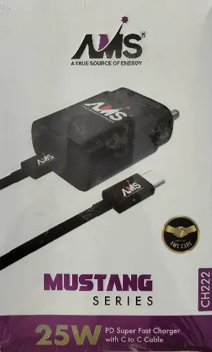AMS MUustang Series PD Super Fast Charger 25W