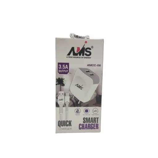 AMS A True Source Of Energy 3.5A Output Quick Charger Smart Charger