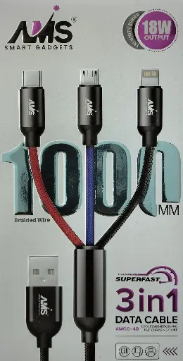 AMS Superfast 3in1 Data Cable