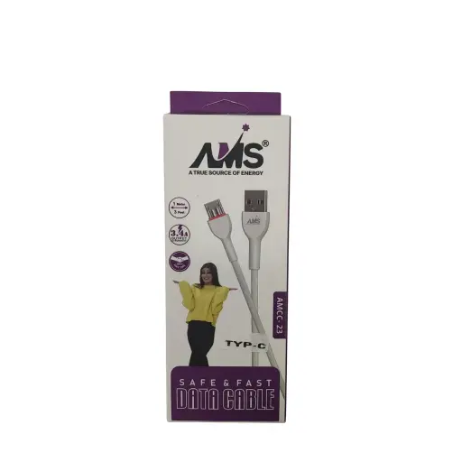 AMS A True Source Of Energy Safe & Fast Data Cable Type-C
