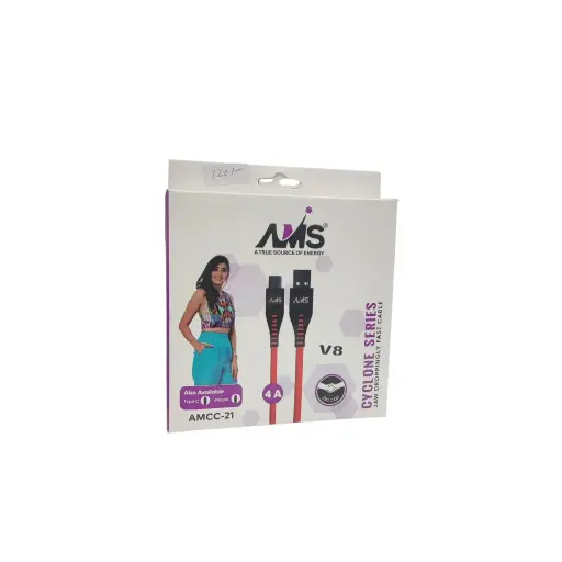 AMS A True Source Of Energy Cyclone Serles Jaw Droppingly Fast Cable V8 AMCC-21